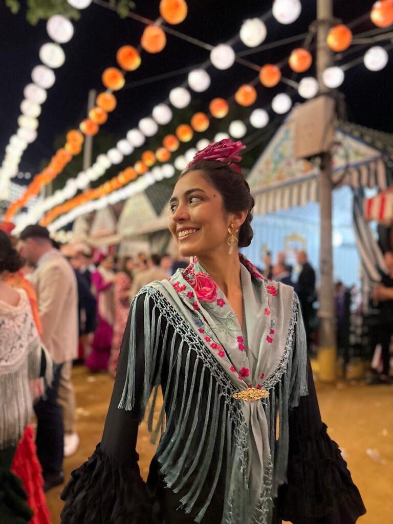 Pendiente Modelo Duna en la Feria de Sevilla